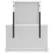 Chadworth Antique White 8 Drawer Dresser and Rectangular Mirror