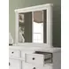 Chadworth Antique White 8 Drawer Dresser and Rectangular Mirror