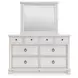 Chadworth Antique White Poster Bedroom Set