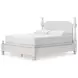 Chadworth Antique White California King Poster Bed