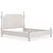 Chadworth Antique White California King Poster Bed
