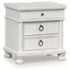 Chadworth Antique White Poster Bedroom Set