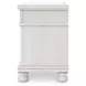 Chadworth Antique White 3 Drawer Nightstand with USB Charging