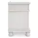Chadworth Antique White 3 Drawer Nightstand with USB Charging
