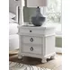 Chadworth Antique White 3 Drawer Nightstand with USB Charging