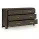 Darimore Burnished Brown 6 Drawer Dresser