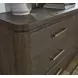 Darimore Burnished Brown 6 Drawer Dresser and Rectangular Mirror
