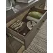 Darimore Burnished Brown 6 Drawer Dresser and Rectangular Mirror