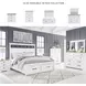 Ashbryn White And Natural Queen Panel Storage Bed