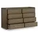 Marxmore Brown 8 Drawer Dresser