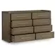 Kerlayne Brown Upholstered Storage Bedroom Set