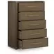 Marxmore Brown 5 Drawer Chest