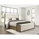 Marxmore Brown King Upholstered Storage Bed