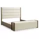 Marxmore Brown King Upholstered Storage Bed