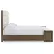 Marxmore Brown King Upholstered Storage Bed