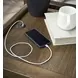 Marxmore Brown 3 Drawer Nightstand with USB Charging