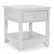 Geneva Distressed White Rectangular Occasional Table Set