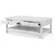 Geneva Distressed White Rectangular Occasional Table Set