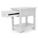 Geneva Distressed White Rectangular Occasional Table Set