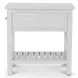 Geneva Distressed White Rectangular Occasional Table Set