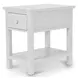 Geneva Distressed White Rectangular Occasional Table Set