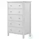 Lakeside Elegant Distressed 5 Drawer Chest