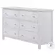Lakeside Elegant Distressed 6 Drawer Dresser