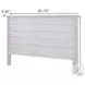 Lakeside Distressed White King Headboard