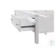 Lakeside Distressed White King Bed with Storage