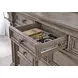 Blairhurst Light Grayish Brown 10 Drawer Dresser and Rectangular Mirror with LED