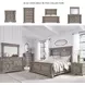 Blairhurst Light Grayish Brown 10 Drawer Dresser and Rectangular Mirror with LED