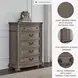 Ardenfield Light Brown 5 Drawer Chest