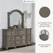 Ardenfield Light Brown Dresser with Mirror