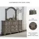 Ardenfield Light Brown Dresser with Mirror