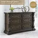 Maylee Dark Brown Dresser