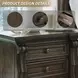 Maylee Dark Brown 3 Drawer Nightstand