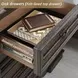 Maylee Dark Brown 3 Drawer Nightstand
