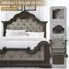 Maylee Dark Brown Queen Panel Bed