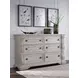 Andonhall Antique White 6 Drawer Dresser