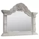 Andonhall Antique White 6 Drawer Dresser and Arched Mirror