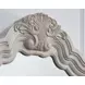 Andonhall Antique White 6 Drawer Dresser and Arched Mirror