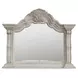 Andonhall Antique White 6 Drawer Dresser and Arched Mirror