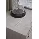 Andonhall Antique White 3 Drawer Nightstand with USB Charging