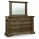 Channley Brown Dresser and Mirror
