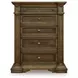 Channley Brown Panel Bedroom Set