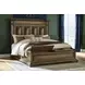 Channley Brown California King Storage Panel Bed