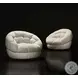 Coco White Swivel Chair