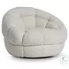 Coco White Swivel Chair
