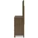 Cabalynn Light Brown 6 Drawer Dresser and Rectangular Mirror