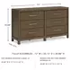 Cabalynn Light Brown Dresser